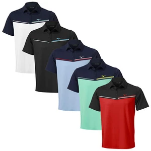 Camisa Polo Mizuno Para Hombre Elite Bloc Move Tech Ligera De 4 Vías Stretch - Imagen 1 de 12