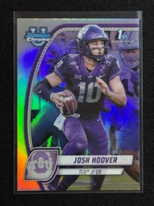 Josh Hoover - 2024 Bowman U Chrome - Silver Refractor #108 TCU - Picture 1 of 4
