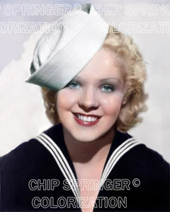 ALICE FAYE SIE LERNTE VON MATROSEN 8 X 10 SCHÖNES FARBFOTO VON CHIP SPRINGER - Bild 1 von 1
