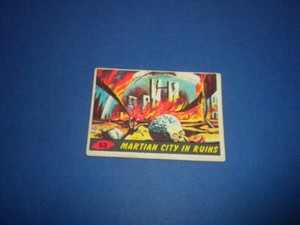 MARS ATTACKS card #53 Bubbles/Topps Inc. 1964 Printed in ENGLAND/UK