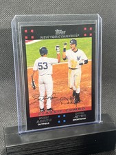 Bobby Abreu Derek Jeter 2007 Topps Series 1 #327 New York Yankees Card