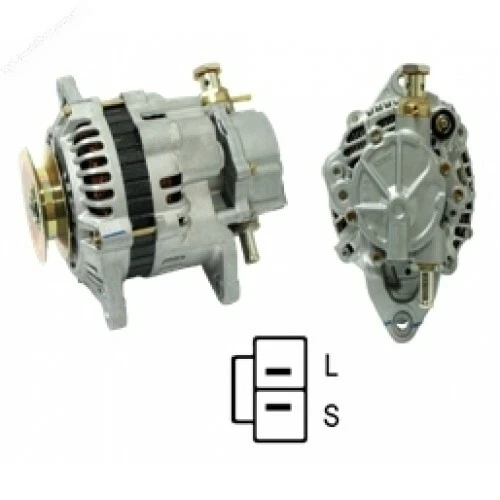 ALTERNATOR FOR NISSAN UD MKA 121 MK 150 WITH VACUUM PUMP 24V 40 amp FD46 T turbo - Изображение 1 из 1