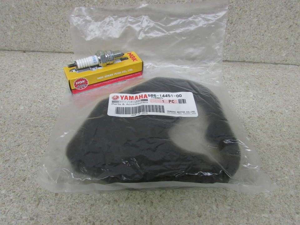 08-20 YAMAHA TTR110E TTR110 TTR 110 KIT DE AJUSTE FILTRO DE AR E VELA DE IGNIÇÃO CR6HSA - Imagem 1 de 1