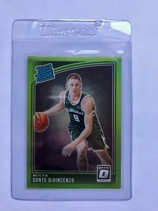 2018-19 Donruss Optic Donte DiVincenzo Rated Rookie Green Prizm /149 RC - Picture 1 of 2