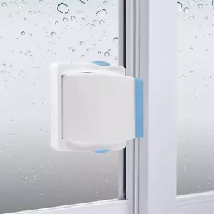 Serratura per Porta Scorrevole in Vetro per Bambini OKEFAN 4 Confezioni Serrature per Finestre Scivoli di Sicurezza per Bambini Blu - Foto 1 di 10
