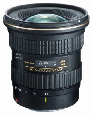 Tokina ATXAF120DXC 11-20mm f/2.8 Pro DX Lens for Canon EF,Black - Image 1 of 4