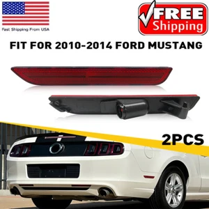 Luces LED laterales izquierda derecha 14 lentes rojas para Ford Mustang 10-11 12 13 2 piezas - Imagen 1 de 14