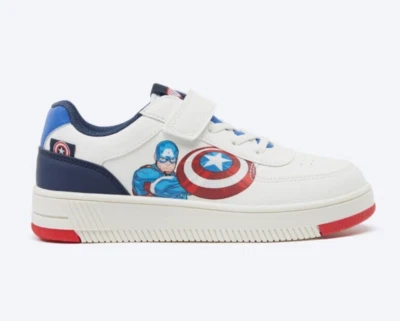 Marvel Captain America Kids Low Top Sneakers Size US 9.5 / EU 26 - Image 1 of 2