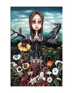 Madame Nature Print by Angelina Wrona 12 x 18" Paper Size New Unframed - Picture 1 of 1