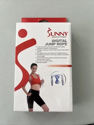 Cuerda de saltar digital Sunny Health & Fitness Foto 1 de 4