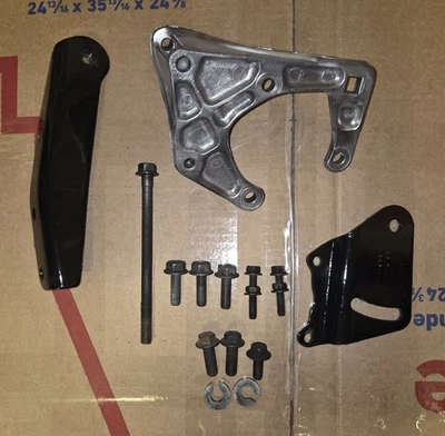 1983-1986 Ford F-150 - 4.9L 300 - Power Steering Pump Brackets with hardware. - Imagem 1 de 4