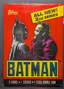 Batman 1989 EMPTY Topps Wrapper - Picture 1 of 2