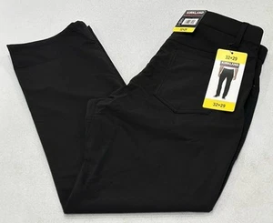 Kirkland Signature Men's 5-Pocket Performance Pants, Black, Size 32X29 - Picture 1 of 6