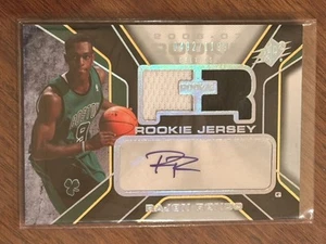 2006-07 Upper Deck SPx Rajon Rondo Rookie Dual Jersey Auto RC Celtics Rare /1199 - Picture 1 of 2