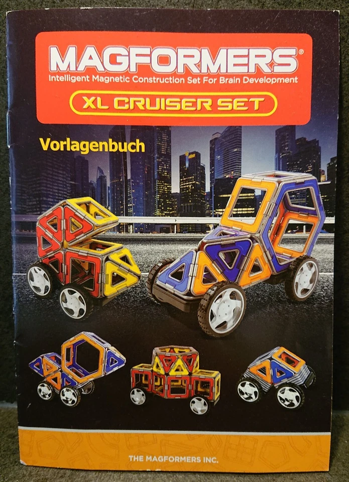 Magformers XL Cruiser Set, XL Cruiser Set Line, 32Teile, inkl. Anleitung - Bild 1 von 3
