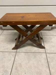Handmade Wooden Stool/Plant Stand - Picture 1 of 6