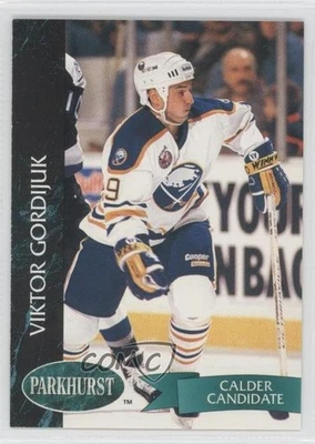 1992-93 Parkhurst Viktor Gordiouk Viktor Gordijuk #17 Rookie RC - Image 1 of 2