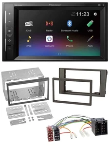 Pioneer DAB MP3 2DIN Bluetooth USB Autoradio für Iveco Daily 06-14 dunkelgrau - Bild 1 von 9