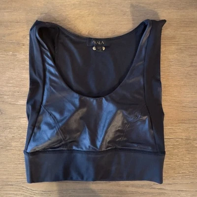 Revolve Alala Love Bra-Liquid Black Workout Bra Top-Women's Size XS-RRP $95 - Image 1 of 4