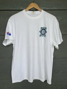 Vintage 90s Seattle Mariners 1997 Fan Club Majestic USA Made XL T-Shirt -Flaw- - Bild 1 von 11