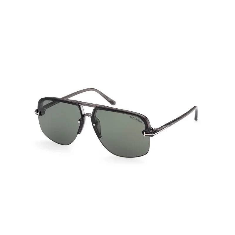 New Authentic Tom Ford Hugo FT1003/S 20N Aviator Sunglasses Tom Ford Sunglasses Hugo 02 FT1003 20N Green Green | eBay main image 3