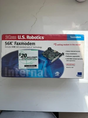 3com US Robotics 56k modem card Model 5687 Brand New 005687-02 - Image 1 of 3