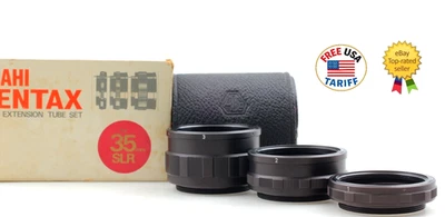 [ A Unused ] Pentax Auto Extension Tube 1 2 3 Set For M42 Screw Mount From JAPAN - Image 1 of 4