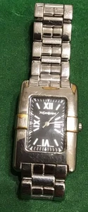 Vintage Damen Yves Saint Laurent YSL Uhr Original Funktioniert Schwarz Rechteckiges Zifferblatt - Bild 1 von 22