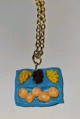 Ожерелье для детской кухни микроволновой печи золотистый куриный самородок мак-сыр фаст-фуд - Изображение 1 из 4