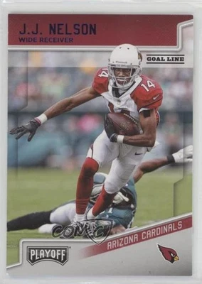 2018 Panini Playoff Goal Line JJ Nelson #5 - Image 1 of 2