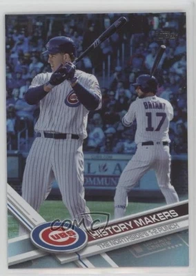2017 Topps Update Rainbow Foil Anthony Rizzo Kris Bryant #US176 - Image 1 of 3