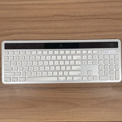 Logitech K750 Mac White/Black Wireless Solar Keyboard for Mac With USB Receiver  - Image 1 of 4