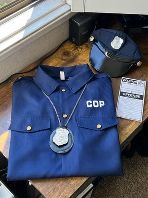 Disfraz y accesorios uniforme de policía de la marina - talla XL Foto 1 de 4