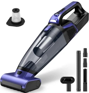 Cordless handheld Vacuum Cleaner With Brushes And LED Light And Filter - Picture 1 of 1