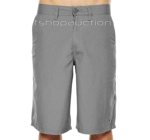 Oakley Coaster Shorts Mens Size 32 M Sheet Metal Grey Casual Chino Walkshorts - Picture 1 of 4