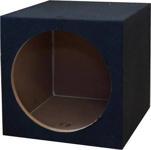 Absolute SS-12 Single 12" Sealed Subwoofer Enclosure Empty Sub Box - Picture 1 of 3