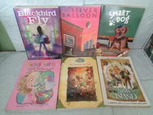 Lot of (6) Scholastic - Softcover Chapter Books - Blackbird -Nim's Island - Imagen 1 de 1
