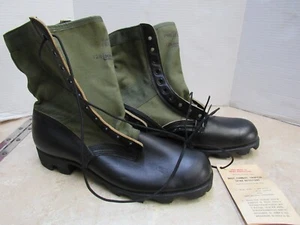 US Vietnam Ära Jungle Boots Tropical Combat HI-PALS 12R März 1968 NOS Original - Bild 1 von 11