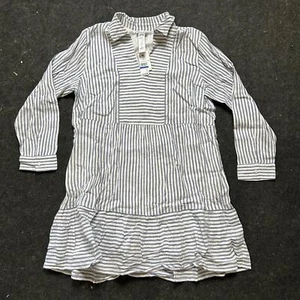 Tommy Bahama Women's Stamped Lucia Stampedripe Collar Dress, Sanibel Blue, XL - Picture 1 of 5