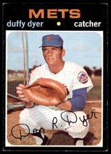 1971 Topps Duffy Dyer #136 New York Mets VG-EX