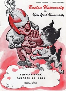 Harry Agganis 1949 Program Boston University Wins New York U.  Red Sox  - Picture 1 of 1