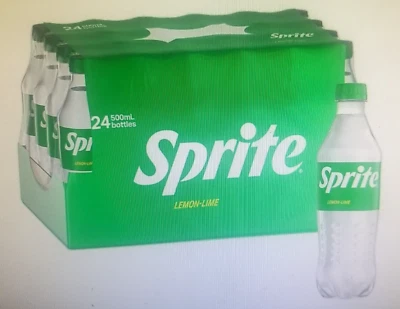 SPRITE LEMON LIME SODA, PLASTIC BOTTLES (16.9 fl. oz, 24 BOTTLES) CAFFEINE FREE - Image 1 of 4