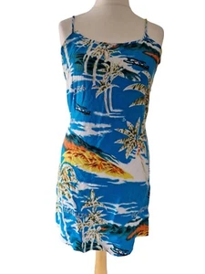 Vintage Jindiyi Tropical Sundress Medium - Picture 1 of 7