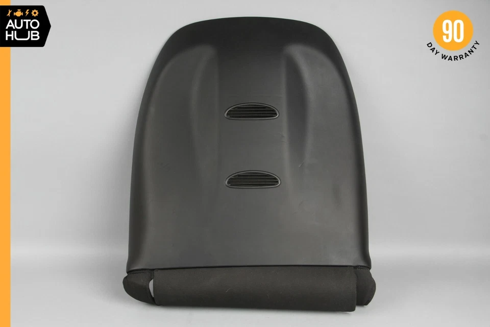 07-14 Mercedes W216 CL63 AMG CL600 Front Left Driver Seat Back Cover Black OEM - Image 1 of 4