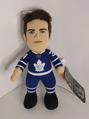 NWT NHL Toronto Maple Leafs Auston Matthews 10" Plush Figure/Toy Cover