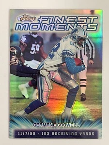 2000 Topps Finest Moments Lions Germane Crowell Refractor #FM21 - Picture 1 of 2