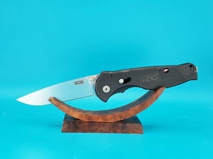 SOG FLASH 2 ASSISTED OPEN PLAIN EDGE TACTICAL EDC POCKET KNIFE! - Picture 1 of 12