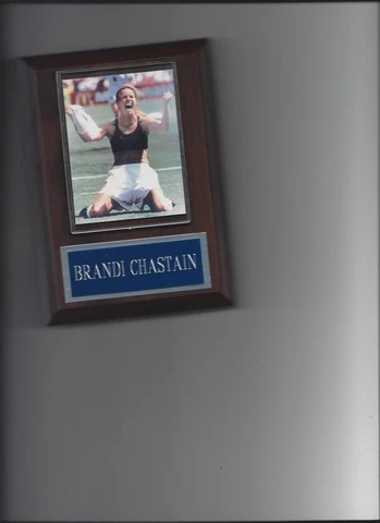 BRANDI CHASTAIN PLAQUE USA SOCCER OLYMPIC GOLD SHIRTLESS Cover
