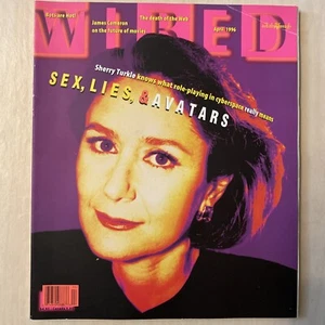 WIRED MAGAZINE 4.04 April 1996 ABSOLUT Vodka Sherry Turkle James Cameron - Picture 1 of 2