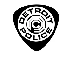 "Calcomanía de vinilo con logotipo de la policía de Detroit Robocop para automóvil ventana JDM 5,5"" x 5,5" - Imagen 1 de 6